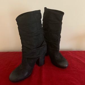 Suede Vince Camuto Slouchy Boots (calf height)